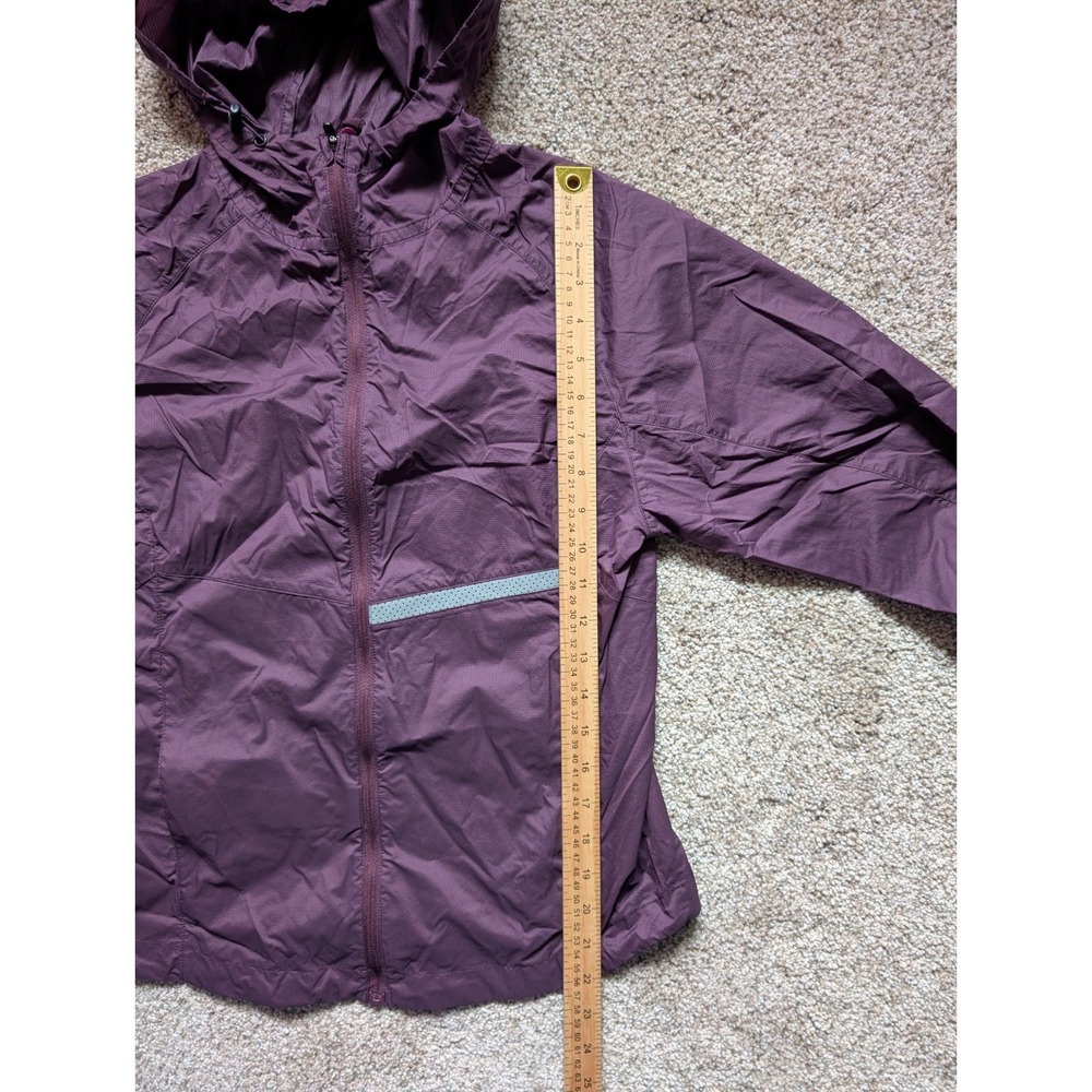 Oiselle Women's S Reflective Vim Jacket Dusk Purple Full Zip Pockets Lightweight - Picture 13 of 13